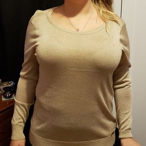 NWT Michael Kors Gold Shirt